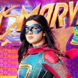 The promotional poster for Ms. Marvel Disney+ series featuring Iman Vellani as the title character, Kamala Khan.